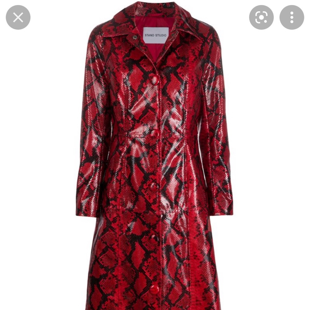 ISO Stand Studio - Red Snakeskin Jacket